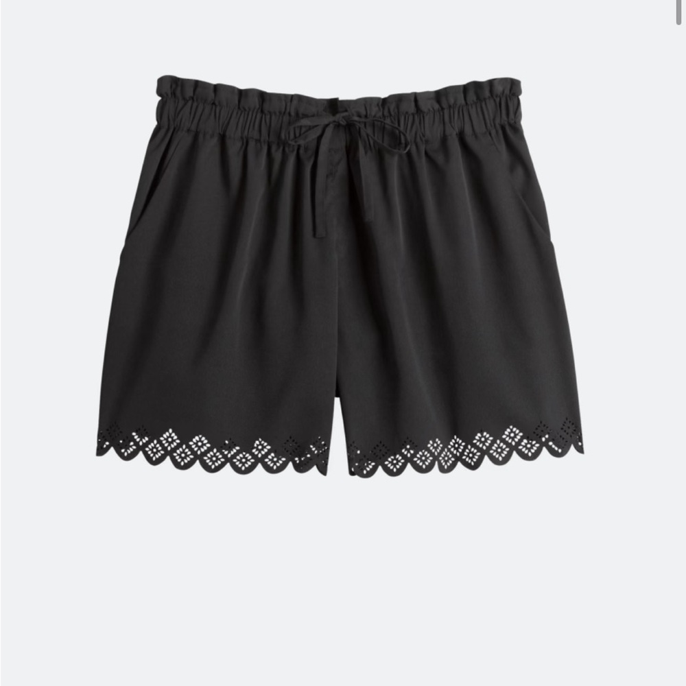RD Style Black High Waist Women's Shorts